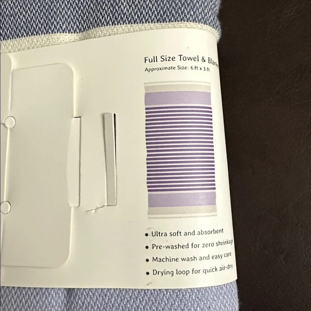 feelgoodz Turkish Towel Premium Cotton, color is Lavender